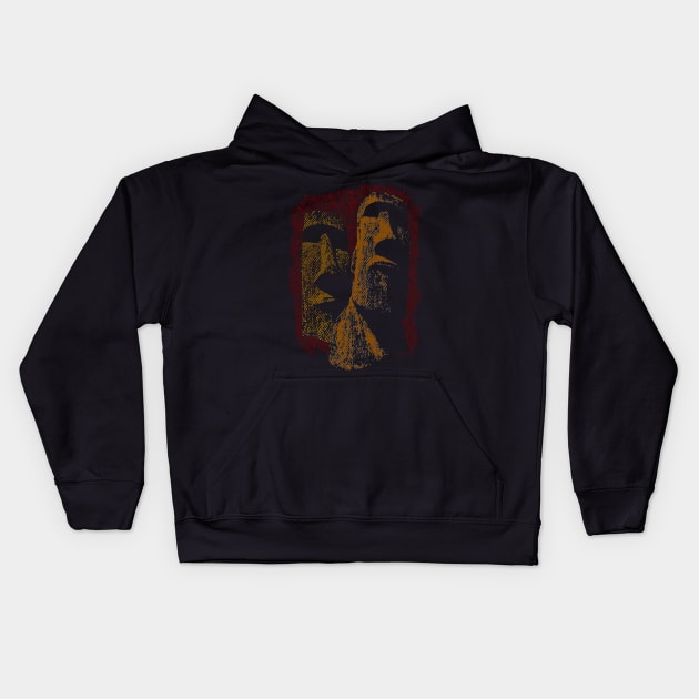 Rapa Nui Kids Hoodie by bronzarino